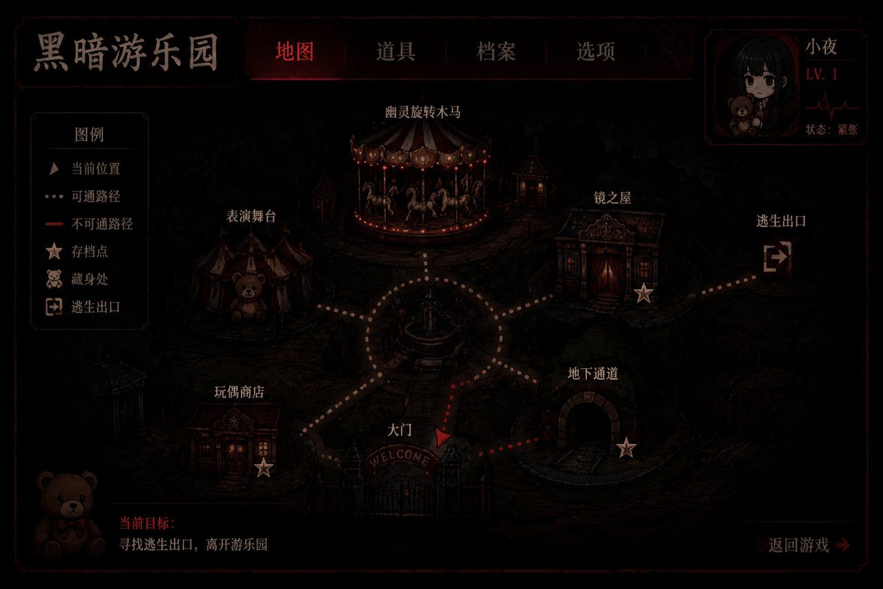 黑暗游乐园 角色养成 实机截图 5